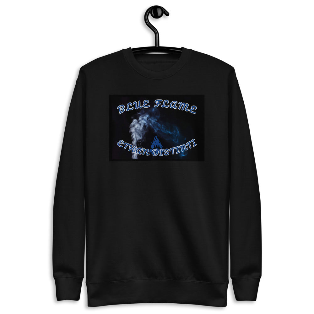 Blue Flame - Color : Black -  Unisex Fleece Pullover *NOTE : This Item 