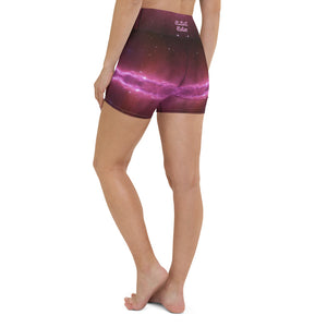 Glow - pacifico font - Yoga Shorts