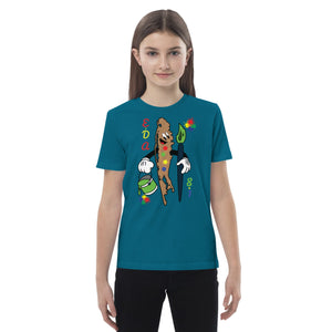 Ethan The Merman - Kids Paint Splash Coll #2 - Organic Cotton Kids T-Shirts (Avail In Other Colors)