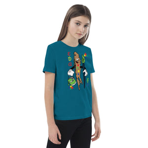 Ethan The Merman - Kids Paint Splash Coll #2 - Organic Cotton Kids T-Shirts (Avail In Other Colors)