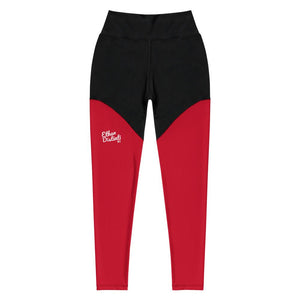 E.D.A Signature Rightside - Red / Black - Sports Leggings