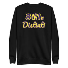 Load image into Gallery viewer, Number 81 - *Black : PURPLE number with PARIS DAISY outline, PARIS DAISY text with PURPLE outline - Unisex Fleece Pullover *NOTE : This Item &quot;Run Small&quot; Order A Size Bigger Than Your Size.
