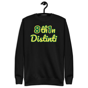 Number 81 - *Black : JEWEL numbers with PARIS DAISY outline, PARIS DAISY text with JEWEL outline - Unisex Fleece Pullover