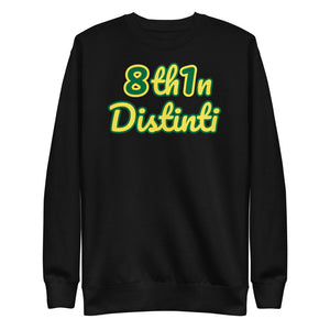 Number 81 - *Black : JEWEL numbers with PARIS DAISY outline, PARIS DAISY text with JEWEL outline - Unisex Fleece Pullover
