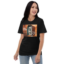 Load image into Gallery viewer, Vintage Payphone - Black - Short-Sleeve Unisex T-Shirt
