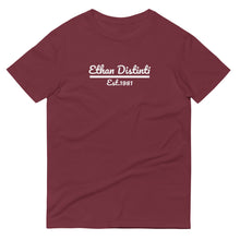 Load image into Gallery viewer, Ethan Distinti Est.1981 - Coll #1 Available In Other Colors With White Text - Unisex Short-Sleeve T-Shirt
