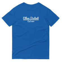 Load image into Gallery viewer, Ethan Distinti Est.1981 - Coll #1 Available In Other Colors With White Text - Unisex Short-Sleeve T-Shirt
