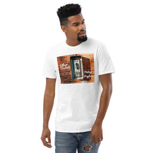 Load image into Gallery viewer, Vintage Payphone - White - Unisex Short-Sleeve T-Shirt
