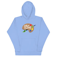 Load image into Gallery viewer, Logo Art With Green Bristles - Coll #2 Unisex Hoodies Are Avail In The Colors Of CAROLINA BLUE, CHARCOAL HEATHER, WHITE  *Note This Hoodie &quot;RUN SMALL&quot; Please Order A Size Bigger Than Your Normal Size.
