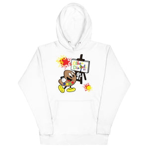 *Ethan Palette Paints - Paint Splash Coll #2 Unisex Hoodies - Avail In The Colors Of WHITE, BLACK *NOTE These Hoodies "RUN SMALL" Please Order A Size Bigger Than Your Normal Size.