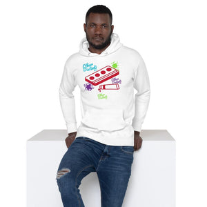 Ethan Watercolor Paint - White - Unisex Hoodie *Note This Hoodie "RUN SMALL" Please Order A Size Bigger Than Your Normal Size.