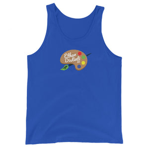 E.D.A Big Logo - True Royal - Unisex Tank Top